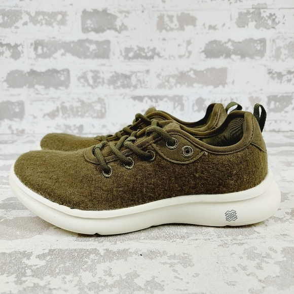 NEW FLX Excel Training Womens Green Dynamic Wool Blend Athletic Sneakers M295 - Picture 1 of 12